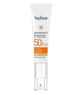 TopFace Сонцезахисний крем Sun Protect SPF 50+ Anti-Shine Cream РТ806 30 мл 00470 фото