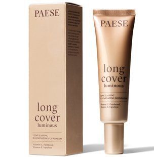 Paese тональна основа для обличчя Long Cover Luminous Foundation 1.0 w, 30 мл 00097 фото