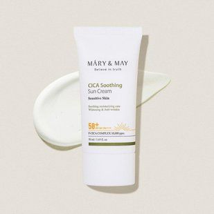 Mary & May Сонцезахисний крем для обличчя CICA Soothing Sun Cream SPF50+ PA++++, 50 мл 00202 фото