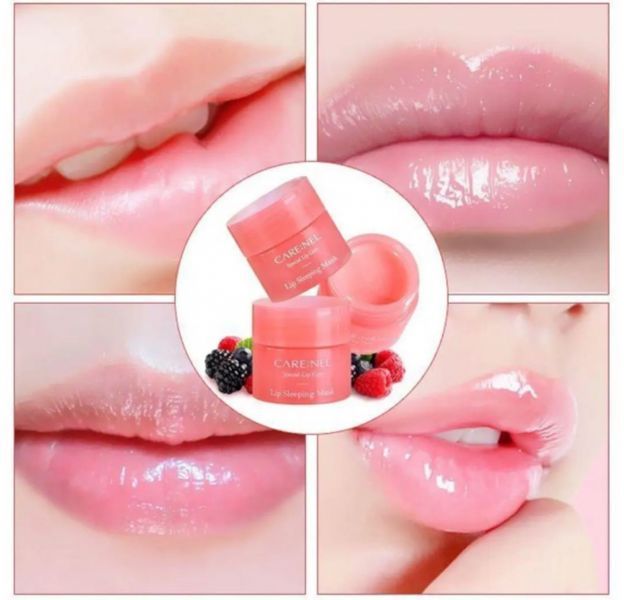Carenel нічна маска для губ Berry Lip Night Mask Ягідна, 5 г 00057 фото