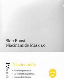 JMSOLUTION Тканева маска для обличчя з ніациномідом SKIN BOOST NIACINAMIDE MASK 00687 фото