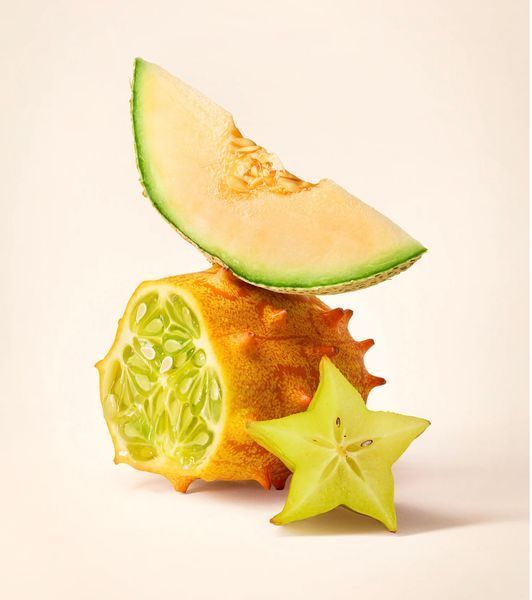 Victoria's Secret Парфумована олійка для тіла з шиммером Tropical Melon Starfruit Shimmer Body Oil 00731 фото