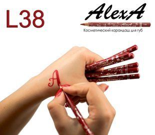 AlеxA Олівець для губ L38 (холодний червоний) 00122 фото