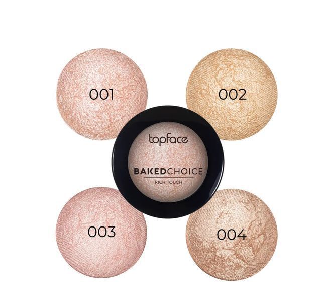TopFace Хайлайтер запечений Baked Choice Rich Touch Highlighter PT702 101 00528 фото