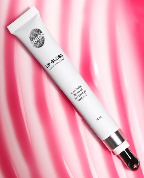 UNICO LIP GLOSS with menthol FLIRT Натуральний блиск для губ з ментолом 00009 фото