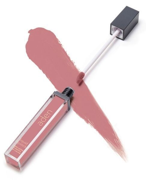 ADEN Рідка стійка матова помада для губ Liquid Lipstick 07 Nude Elegance 00061 фото
