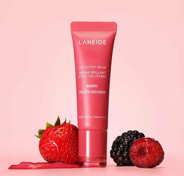 LANEIGE Відтіночний блиск-бальзам для губ lip glowy balm berry 10g 00694 фото