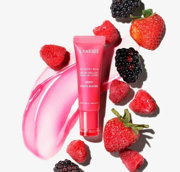 LANEIGE Відтіночний блиск-бальзам для губ lip glowy balm berry 10g 00694 фото