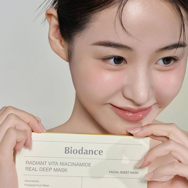 BIODANCE RADIANT VITA NIACINAMIDE REAL DEEP MASK 34G Гідрогелева маска для оживлення тьмяної шкіри (жовта), 34г 00012 фото