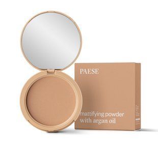 Paese Матова компактна пудра з аргановою олією Pressed Powder Argan Oil, 03 Beige, 8г 00251 фото