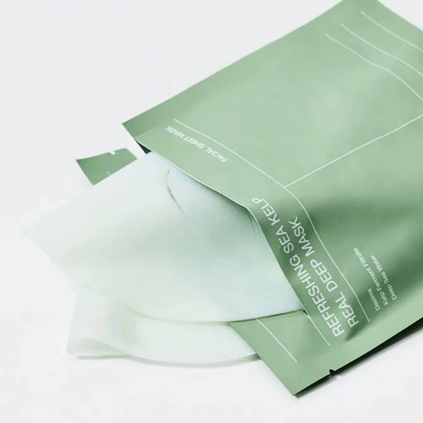 BIODANCE REFRESHING SEA KELP REAL DEEP MASK 34G Гідрогелева освіжаюча маска з морської водорості (зелена), 34г 00013 фото