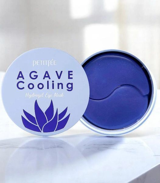 Petitfee Гідрогелеві охолоджувальні патчі для шкіри навколо очей Agave Cooling Hydrogel Eye Mask, 60 шт 00257 фото