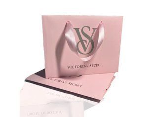 Victoria's Secret Рожевий подарунковий пакет розмір S 200х150х90 мм 00653 фото