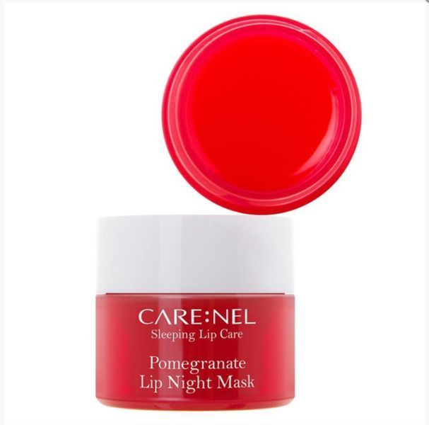 Carenel нічна маска для губ Pomegranate Lip Night Mask Гранат , 5 г 00614 фото