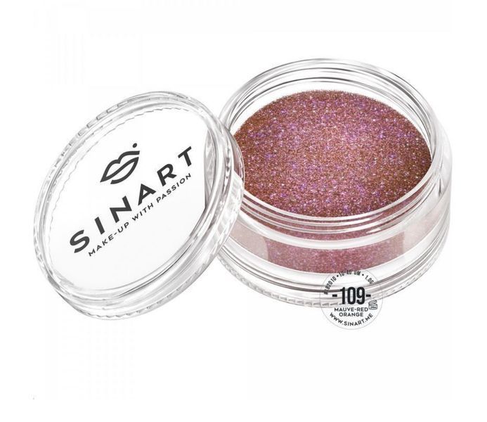 Sinart 109 MAUVE RED ORANGE розсипчата тінь 00281R фото