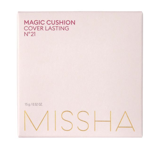 Missha Кушон Тональний Ідеальне Покриття MAGIC CUSHION COVER LASTING SPF50+ PA+++ (#21 Світлий беж) 00618-1 фото