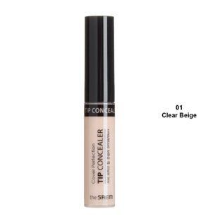 The Saem Консилер для маскування недоліків Cover Perfection Tip Concealer #01 Clear Beige 6.5g 00756 фото