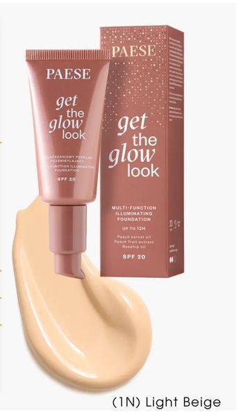 Paese ональний крем Мультифункціональний SPF 20 Illuminating Foundation Get the Glow Look 30ml 1N 00025 фото