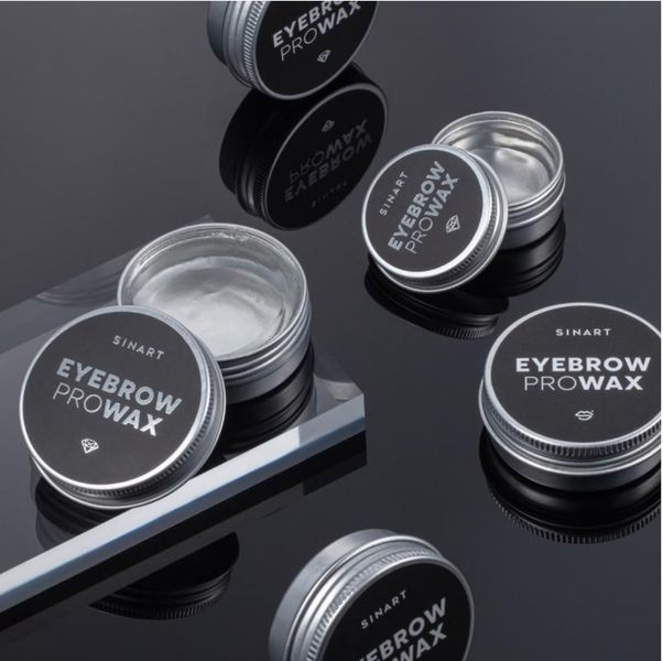 Sinart Віск для оформлення брів зі щіточкою EYEBROW PRO WAX CRYSTAL 15ml 00048 фото