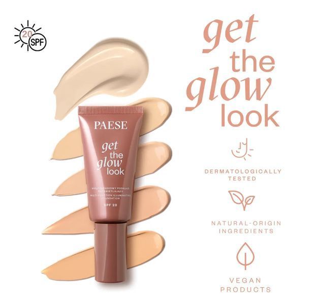 Paese ональний крем Мультифункціональний SPF 20 Illuminating Foundation Get the Glow Look 30ml 1N 00025 фото